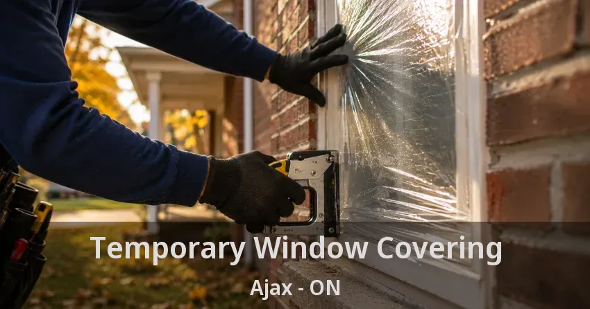 Temporary Window Covering Ajax - ON