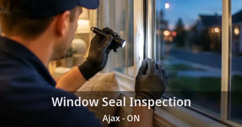 Window Seal Inspection Ajax - ON
